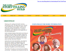 Tablet Screenshot of ncstoryguild.org